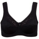 Damella BH Classic Underwire Lace Bra Svart G 95 Dame