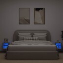  Vegghengt TV-benk med LED 2 stk artisan eik 30x28,5x30 cm 8721158446626