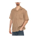 ONLY & SONS Onslaurence Linen Resort Collar Ss Noos   Beige   XXL