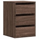  Kommode brun eik 40x41x58 cm konstruert tre