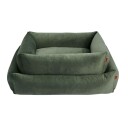 Basic Wellb Orthopedic Velvet Hundeseng Mosegrønn 100 X 70 cm