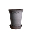 Bergs Potter Københavner Krukke Grå HØY 14x19 cm