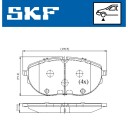 SKF VKBP 81423 E Bremseklosser