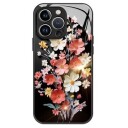iPhone 13 Pro Hybrid-deksel med blomsterbukett Svart