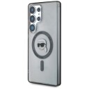 Karl Lagerfeld Button Karl Head Printed Logo MagSafe Samsung Galaxy S25 Ultra black