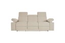 Sofa 3 seter Rayland Hvit Sunday Stoff Elektrisk recliner   Hvit Sunday Stoff Elektrisk recliner