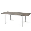 Nardi Alloro matbord 100x140 210 cm White Tortora