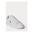Polo Ralph Lauren Leather Hrt Crt Ii Sk Ltl   White   43