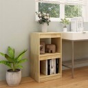 vidaXL Bokhylle 40x30x71,5 cm heltre furu