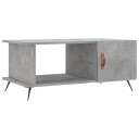 vidaXL Salongbord betonggrå 90x50x40 cm konstruert tre