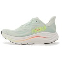 Hoka W Clifton 10 Sea Glass/Neon Flame