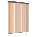  Utendørs Rullegardin Stripete Gul og blå 220 x 250 cm stoff