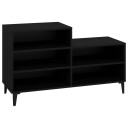 vidaXL Skoskap svart 102x36x60 cm konstruert tre