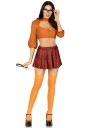 Leg Avenue Book Smart Velma Scooby Doo Inspirert Kostyme til Dame XS