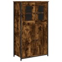 vidaXL Highboard røkt eik 62x32x106,5 cm konstruert tre