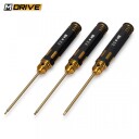 M-DRIVE 23000 Pro TiN Allen Wrench Ball Hex Tool Set 2 2.5 & 3m