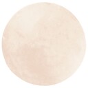 Teppe HUARTE kort luv mykt og vaskbart beige Ø 100 cm