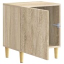  Nattbord Sonoma eik 43 x 34,5 x 50 cm Konstruert tre
