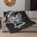 Rocksax Motorhead England Logo Sherpa Fleece Blanket 60 in x 80 in 78899450