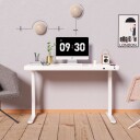 Skrivebord HOME4YOU Ergo Fit med 1 motor 122x62x73,5-118 cm Hvit - Hvit
