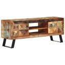  TV benk 112x30x45 cm gjenvunnet heltre