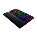 Razer Huntsman V2 TKL Gaming Tastatur Nordisk Layout RGB Svart med Purple Switch