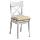  Seteputer 4 pcs Krem 40 x 40 x 12 cm stoff