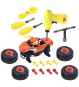 Monster Jam Lekebil Mechanix Build & Rebuild 25 Deler El Toro Loco