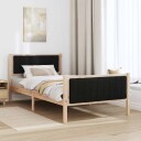  Sengestamme Brunt og svart 100 x 200 cm Heltre furu