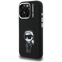 Karl Lagerfeld MagSafe Silikondeksel for iPhone 16 Pro Max med Karl Sketch - Svart