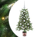  Juletre med 150 LED med stativ grønn 90 cm PE
