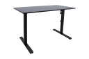 Skrivebord Ergo Optimal med motor 120x60 cm Svart  