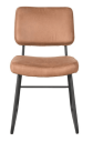 Trend Collection Noah Spisestol – Cognac Microfiber 2stk