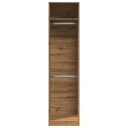  Garderobe artisan eik 50x50x200 cm konstruert tre