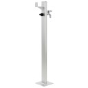vidaXL Vannsøyle for hage aluminium 95 cm