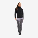 RevolutionRace Dame > Overdeler > Fleece & midlayers Evolution Light Stretch Fleece Hoodie Dame Black Størrelse:S