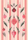 Pink Christmas Baubles Plakat Plakat / 40x50cm