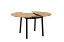 Oliver Spisebord 100 cm - Eik/Svart