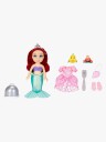 JAKKS Pacific Disney Princess 6 tommers Petite Doll med ekstra mote og tilbehør Sea to Land Ariel