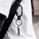 Orbitkey Clip Mini -Avainlenkki, Musta