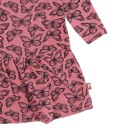 DYR Cph Kjole   Dyrezanzi   Soft Cherry Flagrende   DYR   7 år (122)   Kjole Rosa Svart