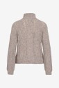 Vila   Polohals  Vigleeba Half Zip Knit Top/Vol/Spi   Brun
