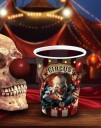 6 stk Pappkopper med Horror Sirkus Motiv 240 ml