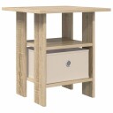  Nattbord med skuff Sonoma eik 41 x 40 x 45 cm Konstruert tre