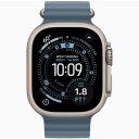Apple Watch Ultra 3 GPS + Cellular 49mm Natural Titanium Case with Anchor Blue Ocean Band