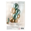 Ballongkungen Ballongbukett Green Blush BB136