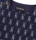 Emporio Armani Kjole   Denim   Fantasia Blue/Hvit m. Logoer   Emporio Armani   5 år 110   Kjole   Blå