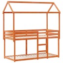  Køyeseng med tak voksbrun 90x200 cm heltre furu 8721102670169