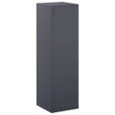 vidaXL Planteholder Antrasitt 30 x 30 x 100 cm Rustfritt stål