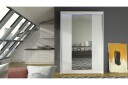 Garderobe + LED - Hvit